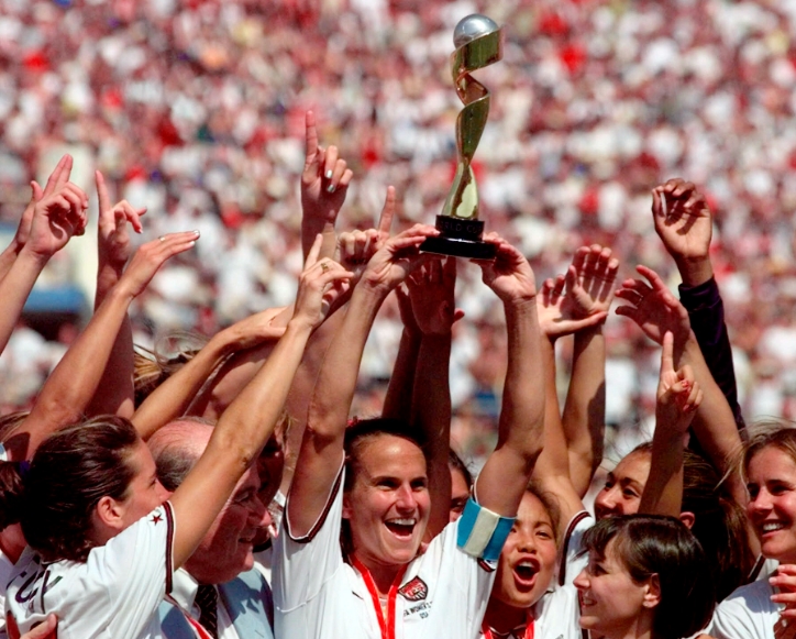 女足世界杯夺冠，又一次获得胜利